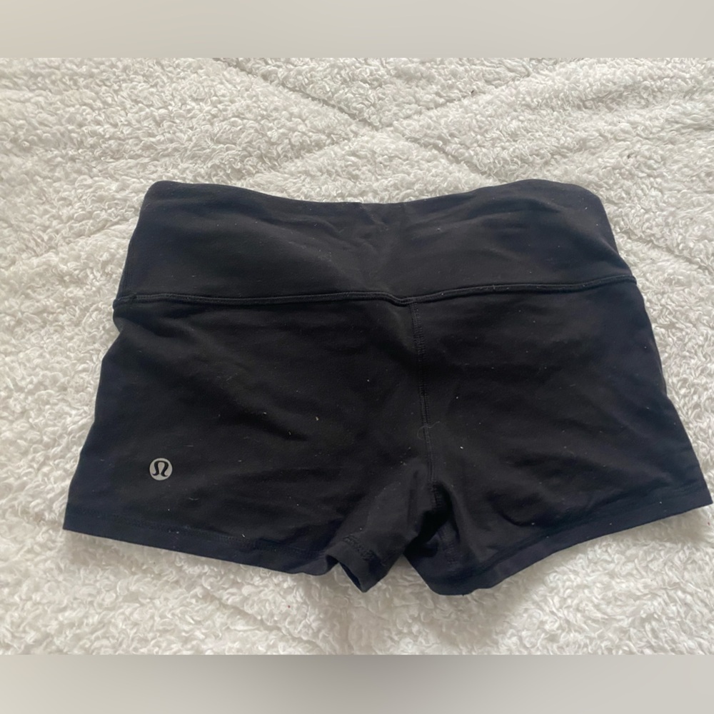 Lululemon Black Spandex Shorts